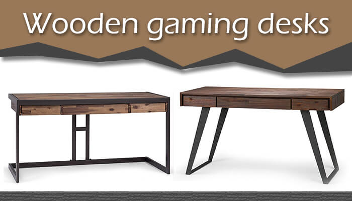 wooden gaming desks