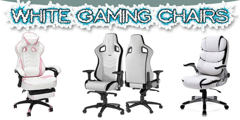 white gaming chairs